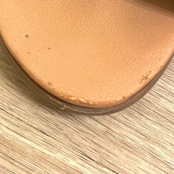 Steve Madden Leather Backless Flip Flop Sandals - Picture 3 of 5